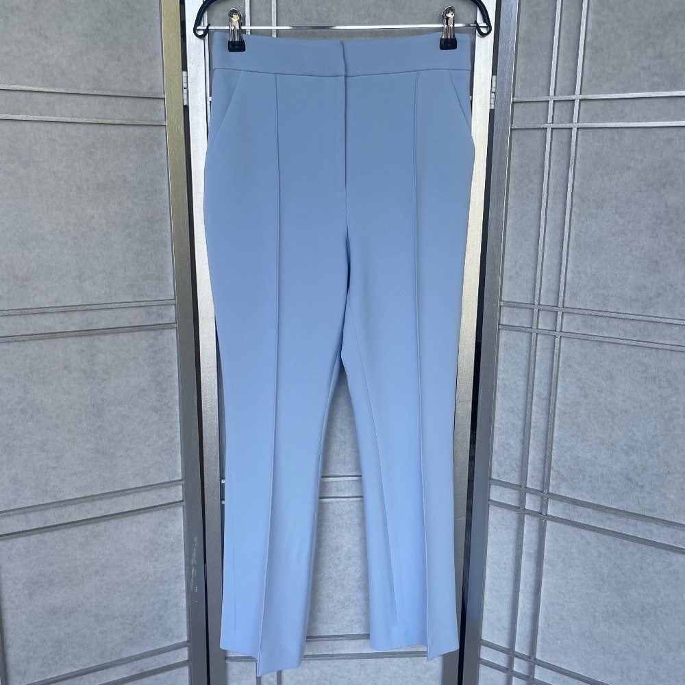 Nwot Veronica Beard Blue Tani Cropped Pants Sz 4